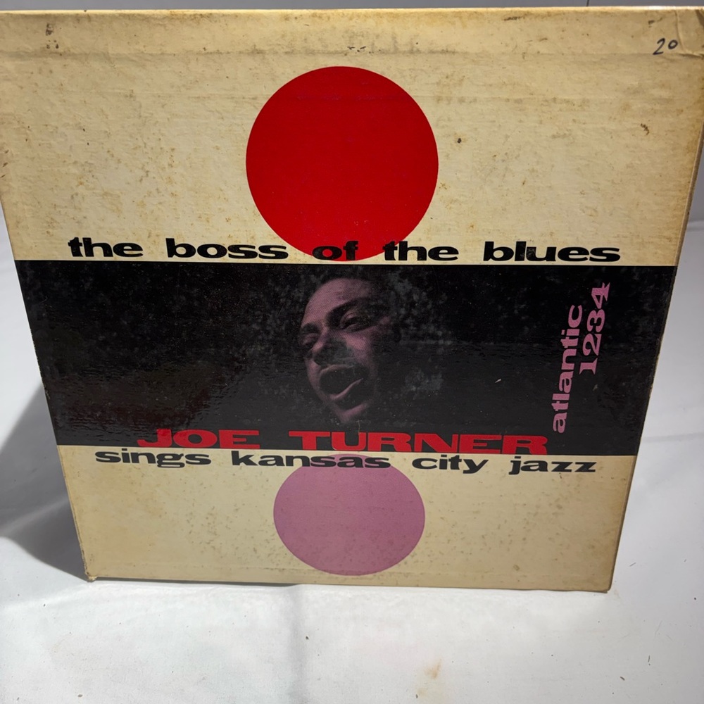 Joe Turner "The Boss of the Blues" Vinyl LP - Red & Pink Graphic Cover